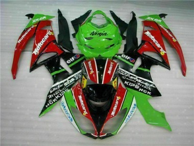 2009-2012 Black Red Green Motorcard Kawasaki ZX6R Motor Fairings for Sale