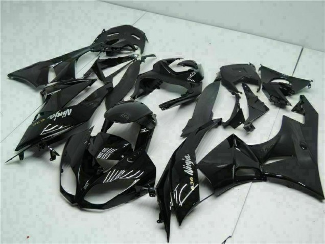 2009-2012 Black White Ninja 636 Kawasaki ZX6R Moto Fairings for Sale 2009-2012 Black White Ninja 636 Kawasaki ZX6R Moto Fairings for Sale