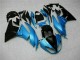 2009-2012 Blue Black Kawasaki ZX6R Motorcyle Fairings for Sale 2009-2012 Blue Black Kawasaki ZX6R Motorcyle Fairings for Sale
