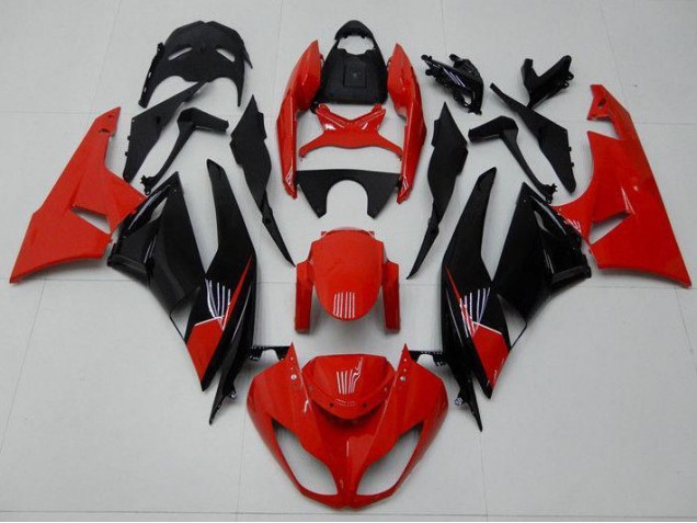 2009-2012 Red Black Kawasaki ZX6R Bike Fairings for Sale 2009-2012 Red Black Kawasaki ZX6R Bike Fairings for Sale