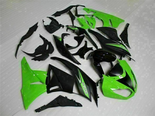 2009-2012 Black Green 636 Kawasaki ZX6R Motorcycle Bodywork for Sale 2009-2012 Black Green 636 Kawasaki ZX6R Motorcycle Bodywork for Sale