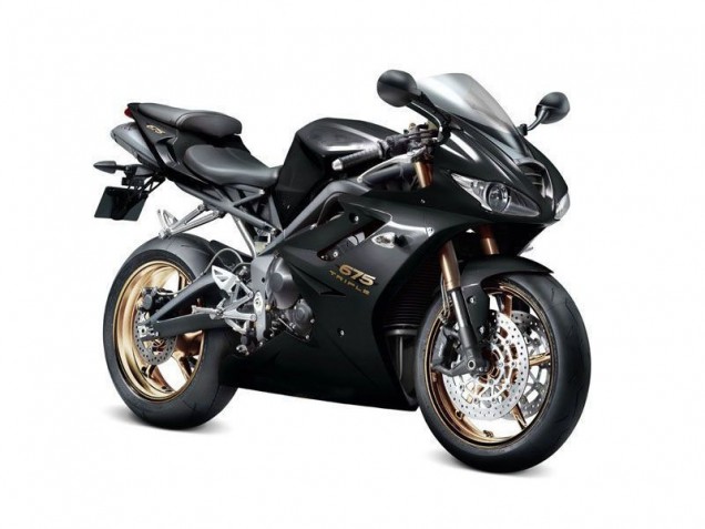 2009-2012 Black Triumph Daytona 675 Triple Motor Bike Fairings for Sale 2009-2012 Black Triumph Daytona 675 Triple Motor Bike Fairings for Sale