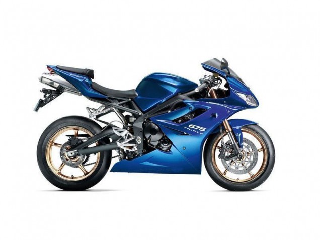 2009-2012 Blue Triumph Daytona 675 Triple Replacement Motorcycle Fairings for Sale