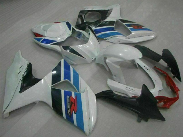 2009-2016 White Suzuki GSXR1000 Motorcycle Fairings for Sale 2009-2016 White Suzuki GSXR1000 Motorcycle Fairings for Sale
