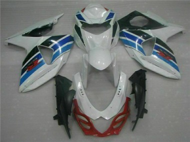 2009-2016 White Suzuki GSXR1000 Motorcycle Fairings for Sale