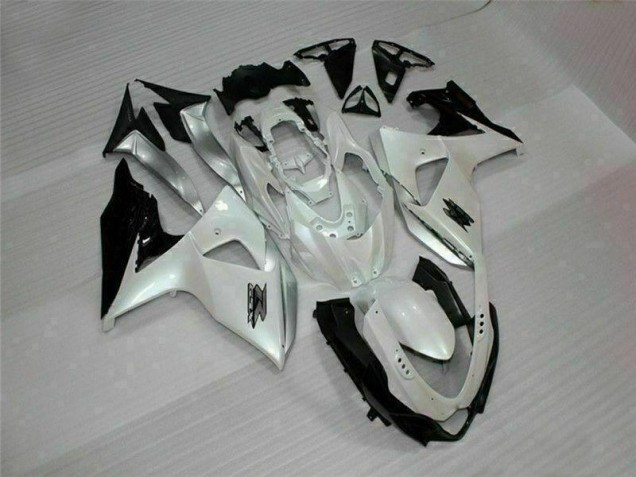 2009-2016 White Black Suzuki GSXR1000 Replacement Motorcycle Fairings for Sale 2009-2016 White Black Suzuki GSXR1000 Replacement Motorcycle Fairings for Sale