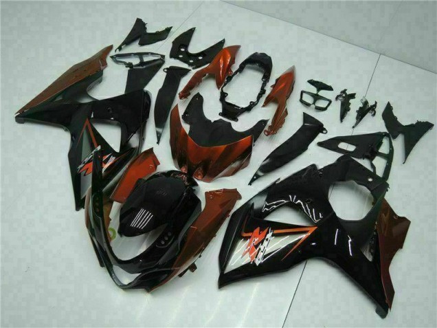 2009-2016 Brown Black Suzuki GSXR1000 Bike Fairing Kit for Sale 2009-2016 Brown Black Suzuki GSXR1000 Bike Fairing Kit for Sale