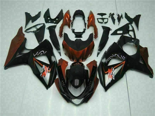 2009-2016 Brown Black Suzuki GSXR1000 Bike Fairing Kit for Sale 2009-2016 Brown Black Suzuki GSXR1000 Bike Fairing Kit for Sale