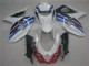 2009-2016 White Blue Suzuki GSXR1000 Replacement Fairings for Sale 2009-2016 White Blue Suzuki GSXR1000 Replacement Fairings for Sale