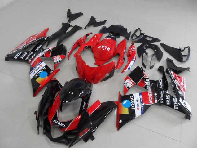 2009-2016 Red Jomo Suzuki GSXR 1000 K9 Replacement Motorcycle Fairings for Sale 2009-2016 Red Jomo Suzuki GSXR 1000 K9 Replacement Motorcycle Fairings for Sale