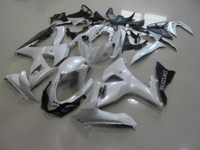 2009-2016 Pearl White and Black Suzuki GSXR 1000 K9 Motorbike Fairings for Sale 2009-2016 Pearl White and Black Suzuki GSXR 1000 K9 Motorbike Fairings for Sale
