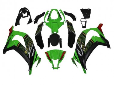 2011-2015 Green Black Kawasaki ZX10R Bike Fairing for Sale