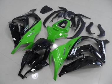 2011-2015 Green and Black Kawasaki ZX10R Motorcycle Replacement Fairings for Sale