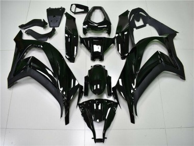 2011-2015 Glossy Black Kawasaki ZX10R Moto Fairings for Sale