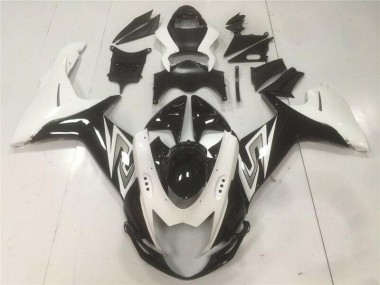 2011-2021 Black White Suzuki GSXR 600/750 Motorcycle Fairings Kits for Sale