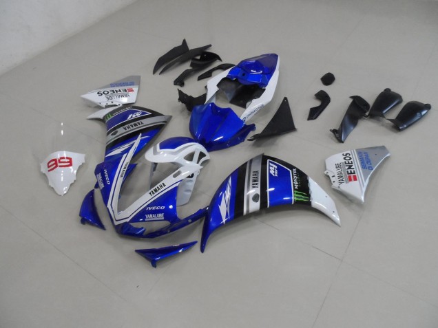 2012-2014 Blue White Yamaha YZF R1 Bike Fairing for Sale 2012-2014 Blue White Yamaha YZF R1 Bike Fairing for Sale