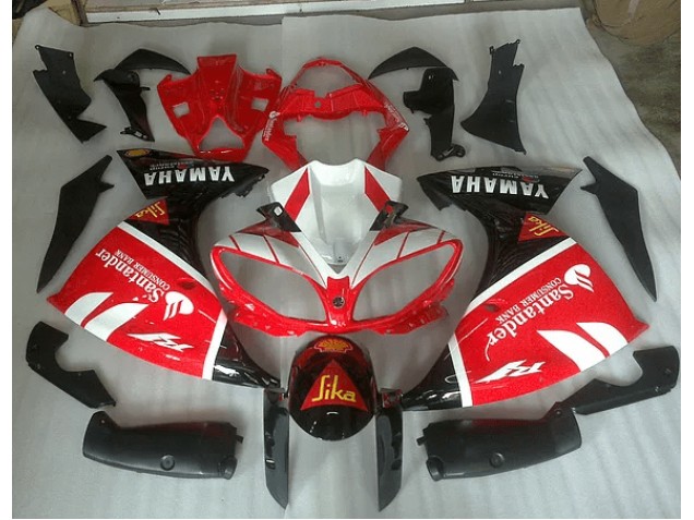 2012-2014 Red White and Black Graphic Yamaha YZF R1 Motorbike Fairing for Sale 2012-2014 Red White and Black Graphic Yamaha YZF R1 Motorbike Fairing for Sale