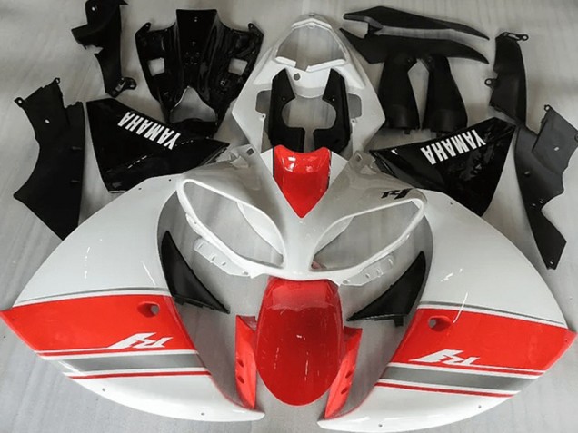 2012-2014 Racy Red White Black Yamaha YZF R1 Motorcycle Fairing Kit for Sale 2012-2014 Racy Red White Black Yamaha YZF R1 Motorcycle Fairing Kit for Sale