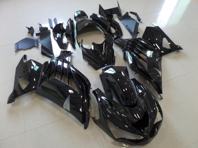 2012-2021 Glossy Black Kawasaki ZX14R ZZR1400 Motorbike Fairing Kits for Sale 2012-2021 Glossy Black Kawasaki ZX14R ZZR1400 Motorbike Fairing Kits for Sale