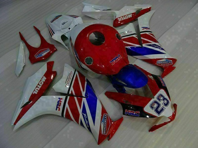 2012-2016 Red White Blue 23 Honda CBR1000RR Bike Fairing Kit for Sale 2012-2016 Red White Blue 23 Honda CBR1000RR Bike Fairing Kit for Sale