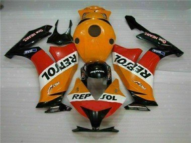 2012-2016 Orange Black Repsol Honda CBR1000RR Motorcyle Fairings for Sale
