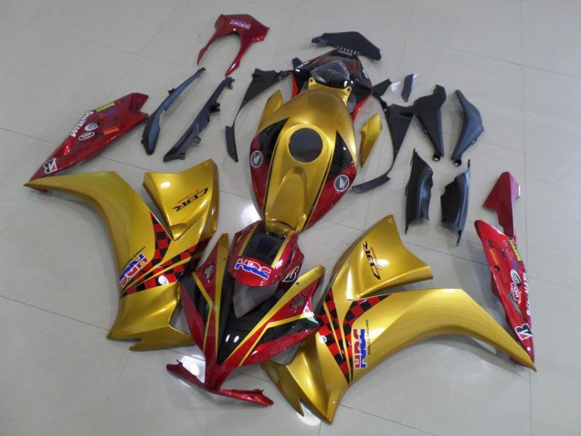 2012-2016 Gold and Dark Red Honda CBR1000RR Motor Fairings for Sale 2012-2016 Gold and Dark Red Honda CBR1000RR Motor Fairings for Sale