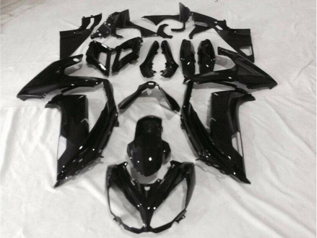 2012-2016 Glossy Black Kawasaki EX650 Motor Bike Fairings for Sale
