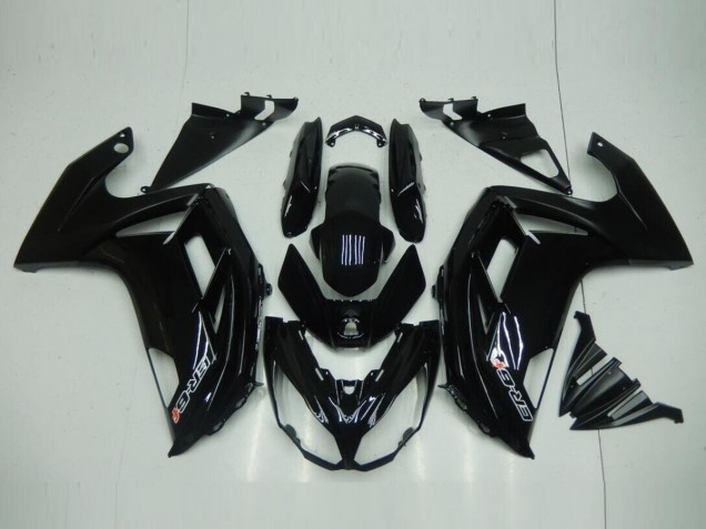 2012-2016 Glossy Black Kawasaki EX650 Motorcycle Fairings Kit for Sale