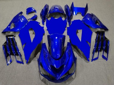 2012-2021 Blue Black Kawasaki ZX14R ZZR1400 Motor Fairings for Sale