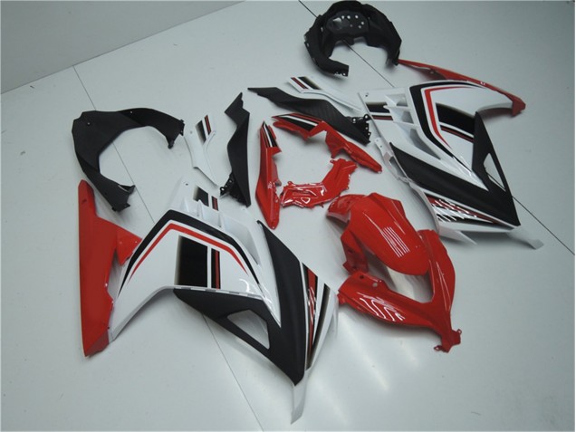 2013-2016 Red White Black Kawasaki EX300 Motorbike Fairing for Sale 2013-2016 Red White Black Kawasaki EX300 Motorbike Fairing for Sale