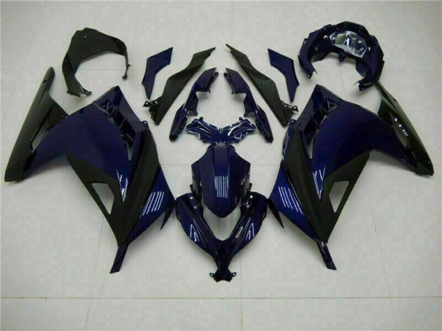 2013-2016 Blue Black Kawasaki EX300 Motorcycle Fairings Kits for Sale 2013-2016 Blue Black Kawasaki EX300 Motorcycle Fairings Kits for Sale