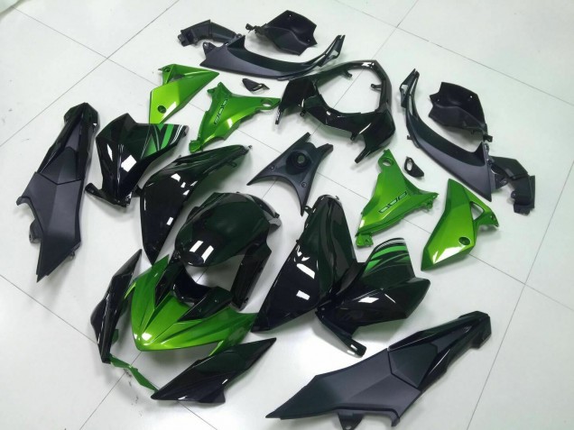 2013-2016 Green Black Kawasaki Z800 Moto Fairings for Sale