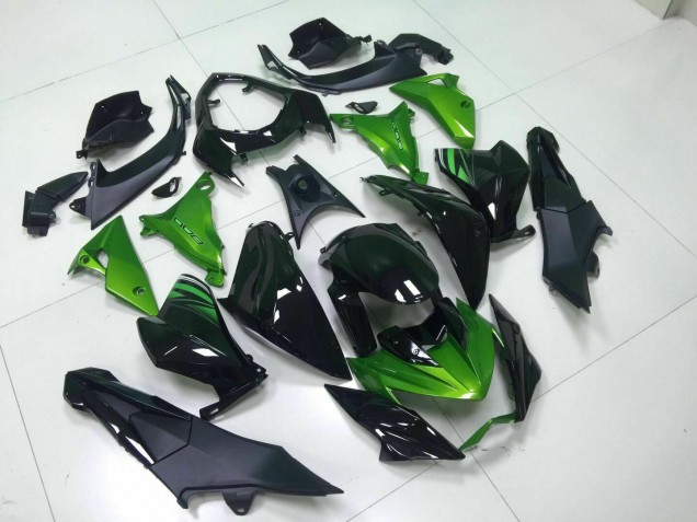 2013-2016 Green Black Kawasaki Z800 Moto Fairings for Sale