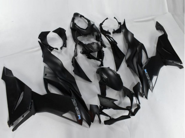 2019-2023 Matte Black Kawasaki ZX6R Motorcycle Fairing Kits for Sale