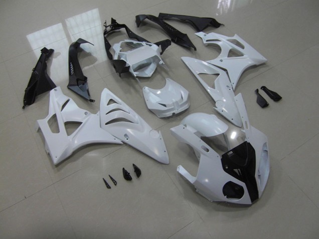 2009-2014 White BMW S1000RR Motorbike Fairings for Sale 2009-2014 White BMW S1000RR Motorbike Fairings for Sale