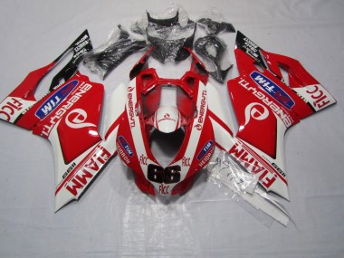 2011-2014 Red FIAMM FICC Ducati 1199 Motorbike Fairing for Sale