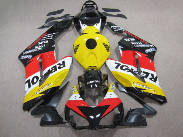 2004-2005 Yellow Red Repsol Honda CBR1000RR Motor Fairings for Sale 2004-2005 Yellow Red Repsol Honda CBR1000RR Motor Fairings for Sale