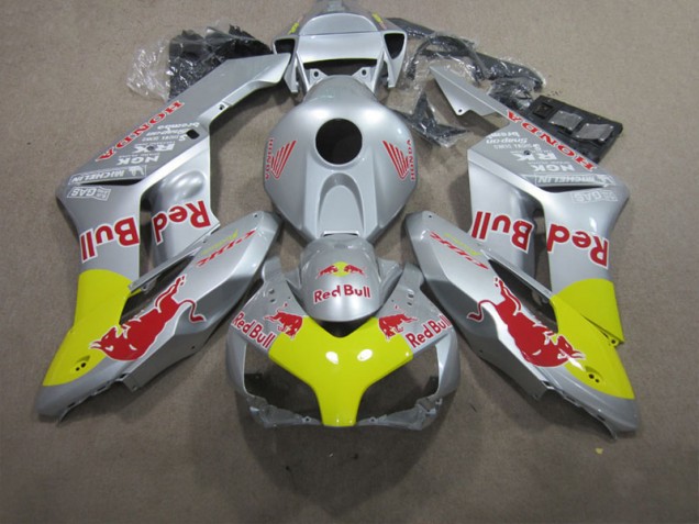 2004-2005 Silver Red Bull Honda CBR1000RR Motorcylce Fairings for Sale