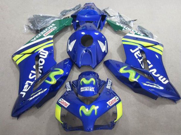2004-2005 Blue Movistar Castrol Honda CBR1000RR Motorbike Fairing for Sale 2004-2005 Blue Movistar Castrol Honda CBR1000RR Motorbike Fairing for Sale