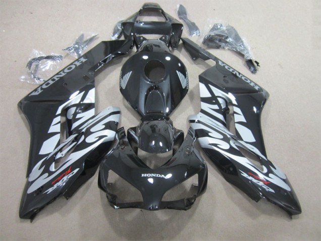 2004-2005 Black Silver Honda CBR1000RR Motorcycle Fairings Kits for Sale 2004-2005 Black Silver Honda CBR1000RR Motorcycle Fairings Kits for Sale