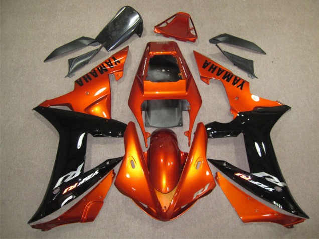 2004-2005 Orange Black Honda CBR1000RR Motor Fairings for Sale