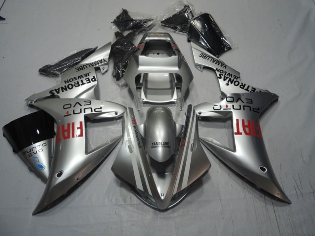 2004-2005 Silver Red Fiat Honda CBR1000RR Motorcycle Fairings for Sale 2004-2005 Silver Red Fiat Honda CBR1000RR Motorcycle Fairings for Sale