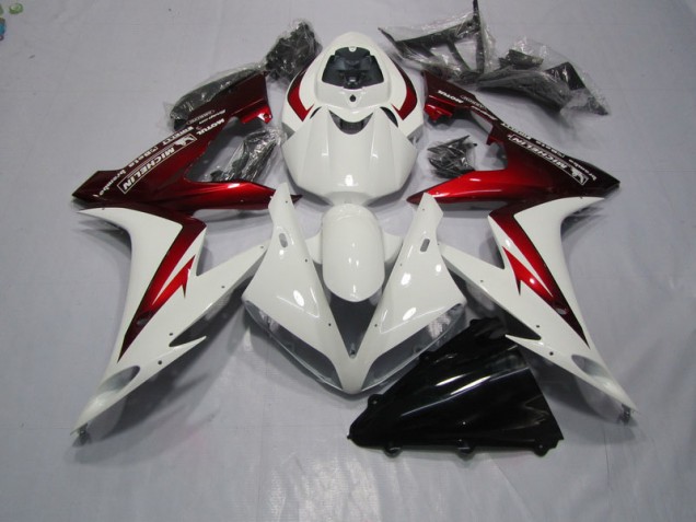 2004-2005 White Red Honda CBR1000RR Motorcycle Fairing Kits for Sale 2004-2005 White Red Honda CBR1000RR Motorcycle Fairing Kits for Sale