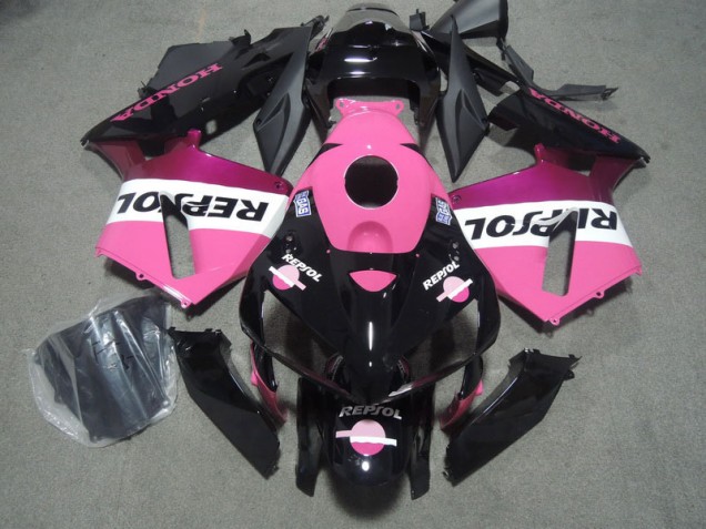2004-2005 Black Pink Repsol Honda CBR1000RR Motorcycle Bodywork for Sale 2004-2005 Black Pink Repsol Honda CBR1000RR Motorcycle Bodywork for Sale