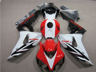 2006-2007 Black White Red Fireblade Honda CBR1000RR Motorcycle Fairings Kits for Sale