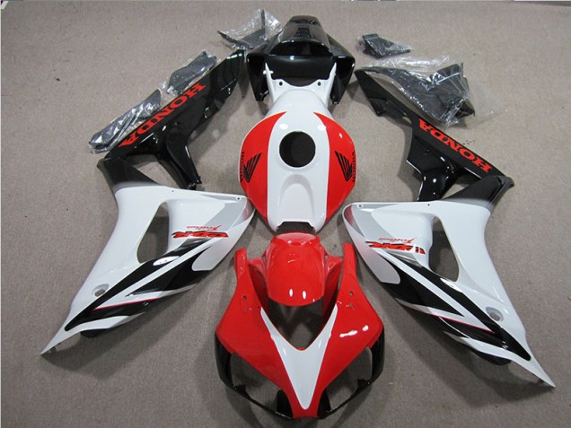 2006-2007 Black White Red Fireblade Honda CBR1000RR Motorcycle Fairings Kits for Sale 2006-2007 Black White Red Fireblade Honda CBR1000RR Motorcycle Fairings Kits for Sale