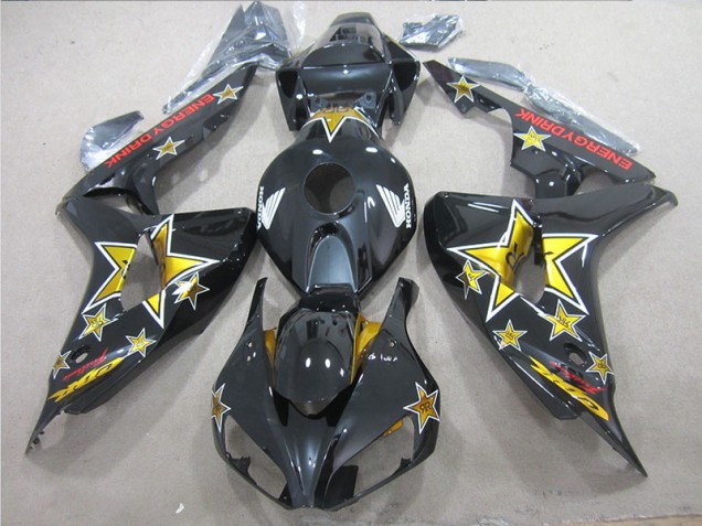 2006-2007 Black Yellow ENERGY DRINK Honda CBR1000RR Bike Fairing for Sale 2006-2007 Black Yellow ENERGY DRINK Honda CBR1000RR Bike Fairing for Sale