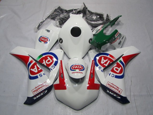 2008-2011 White Red PATA Honda CBR1000RR Bike Fairing Kit for Sale 2008-2011 White Red PATA Honda CBR1000RR Bike Fairing Kit for Sale