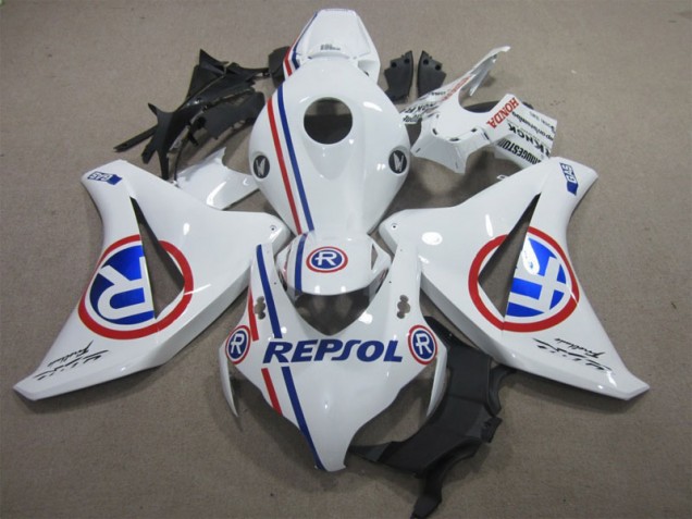 2008-2011 White Blue Repsol Honda CBR1000RR Motorcycle Bodywork for Sale