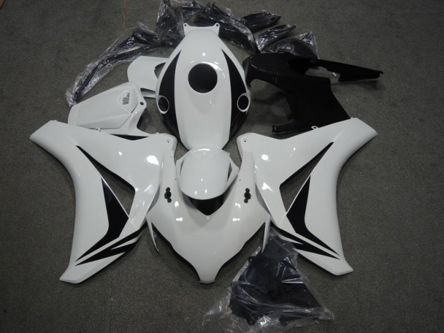 2008-2011 White Honda CBR1000RR Motorcycle Replacement Fairings for Sale